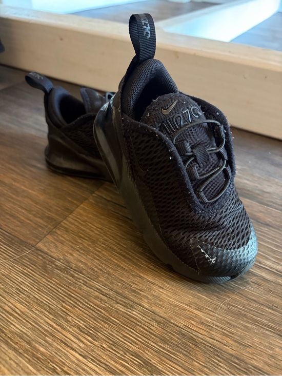 Nike Other - Nike Air Max 270 Toddler Athletic Shoes Solid Black Activewear Size 8C